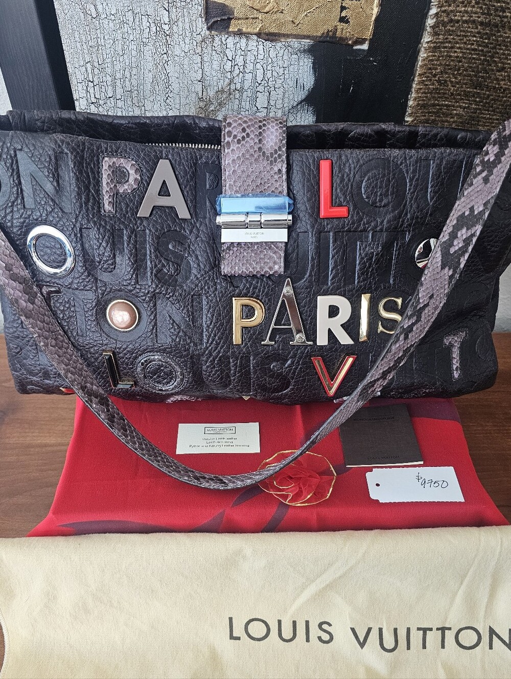 💯AUTHENTIC LOUIS VUITTON LIMITED EDITION COLLAGE LUTECE BAG